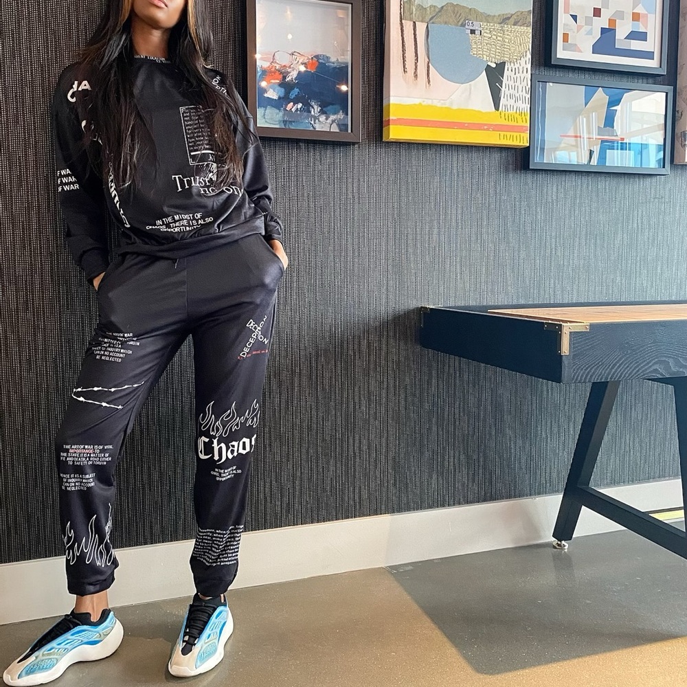 Gothic Sweat Shirt & Sweat Pants